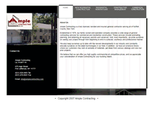 Tablet Screenshot of amplecontracting.com